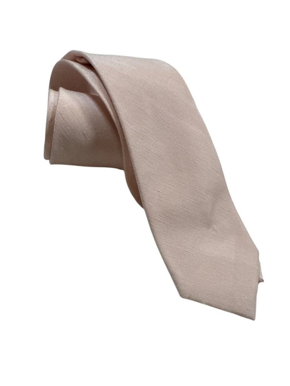 The Tie Bar Mens Pink Tie 80% Linen 20% Silk blend